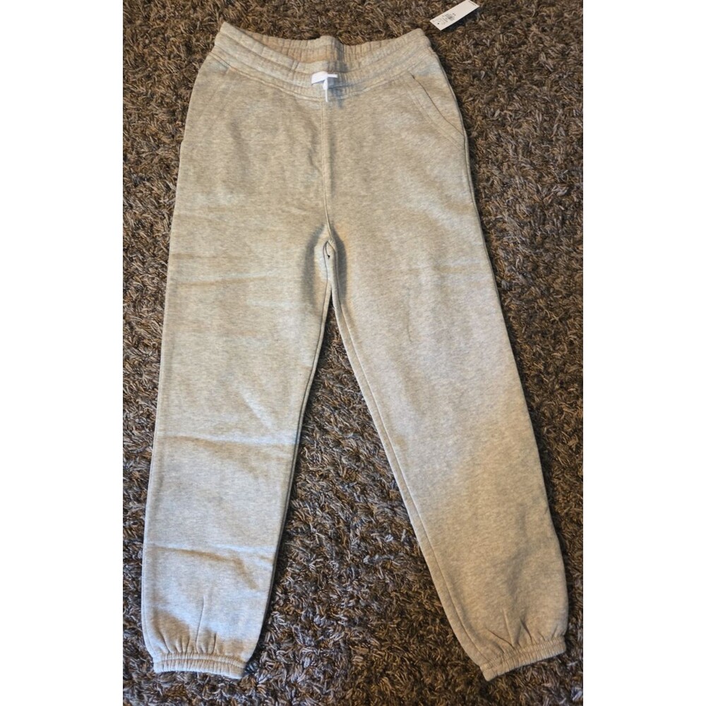 Boys Old Navy Grey Jogger Sweatpants W/ Pockets Size M (8) NWT